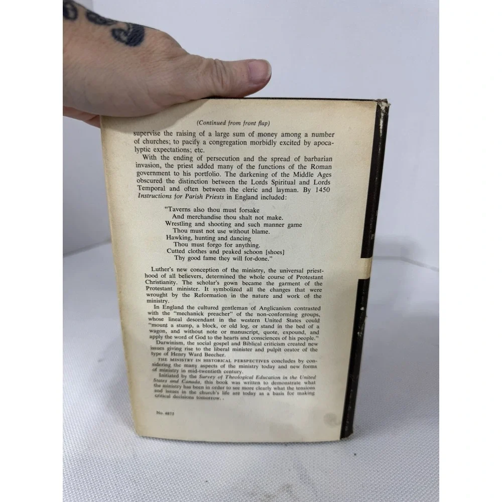 Ministry in Historical Perspectives by Richard Niebuhr & Daniel D. Williams 1956